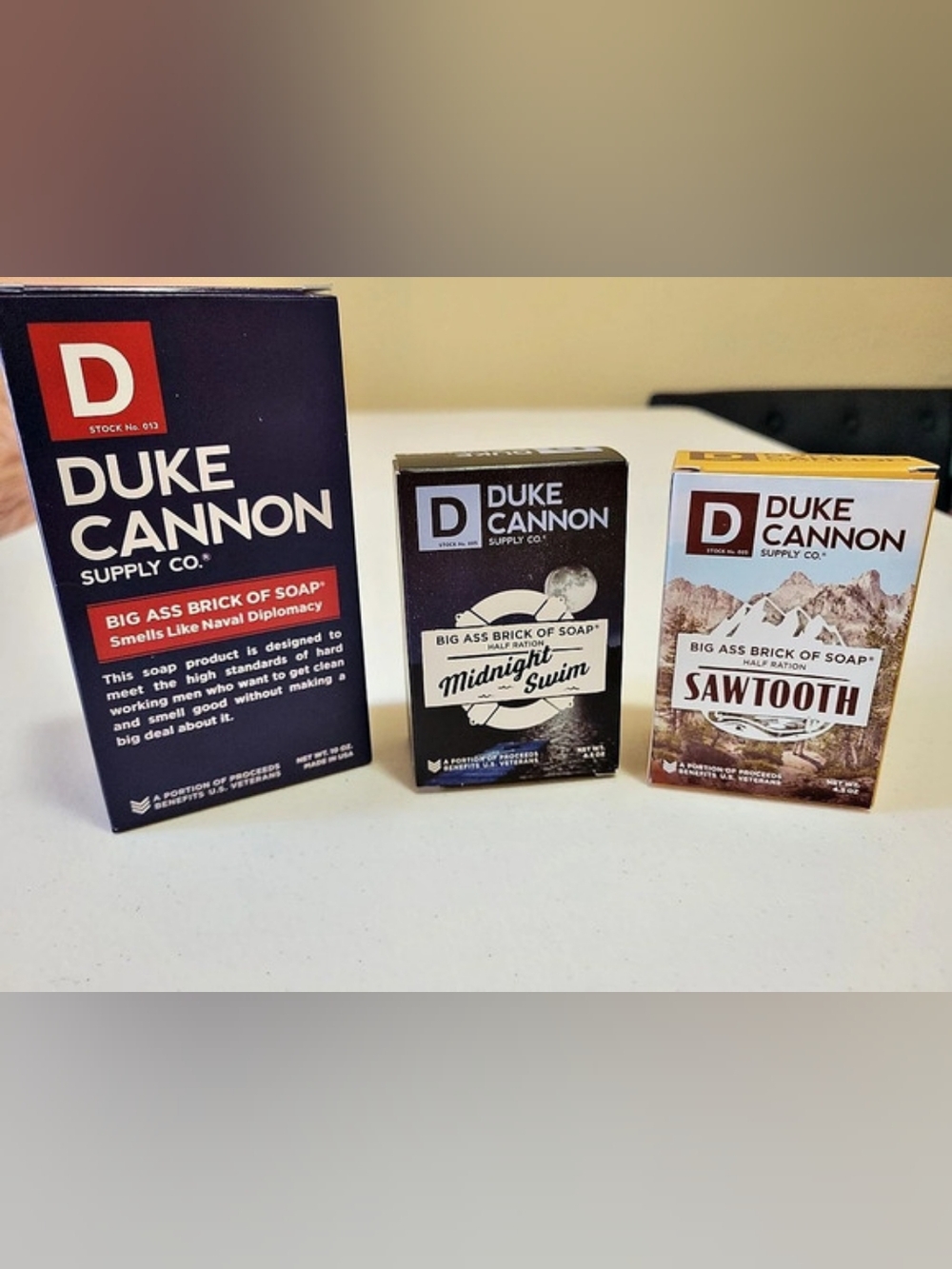 Duke Cannon Soap Bar Set, 3-Pack